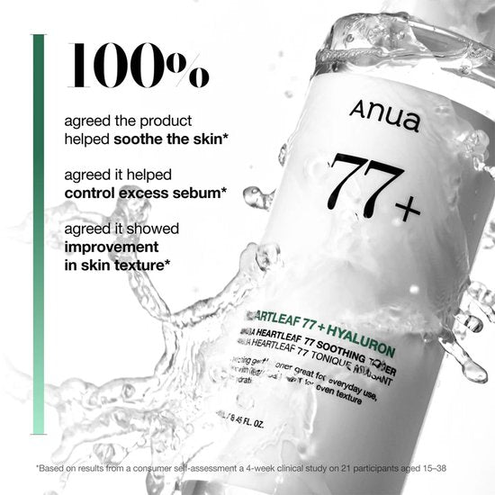 ANUA Heartleaf Tonique adoucissant à 77 % - 250 ml