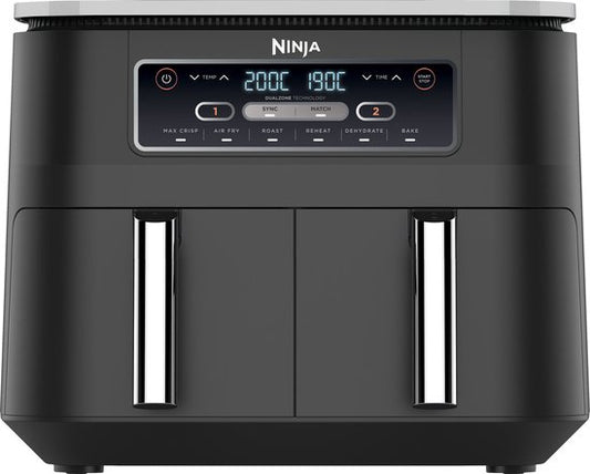 Friteuse à air chaud Ninja Double XXL - 7,6 litres - Modèle 2020 - Technologie Dual Zone - AF300EU