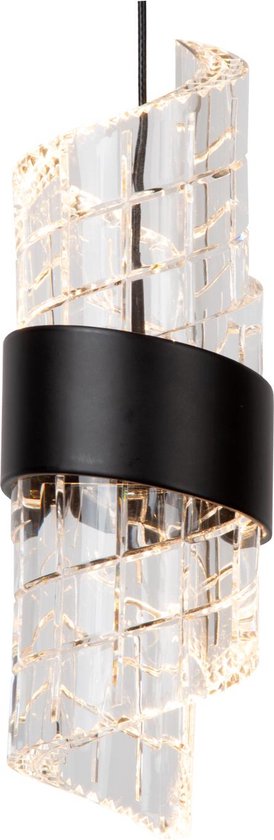 Lucide KLIGANDE - Suspension - Ø 30 cm - LED à intensité variable - 5x8 W 2700 K - Noir