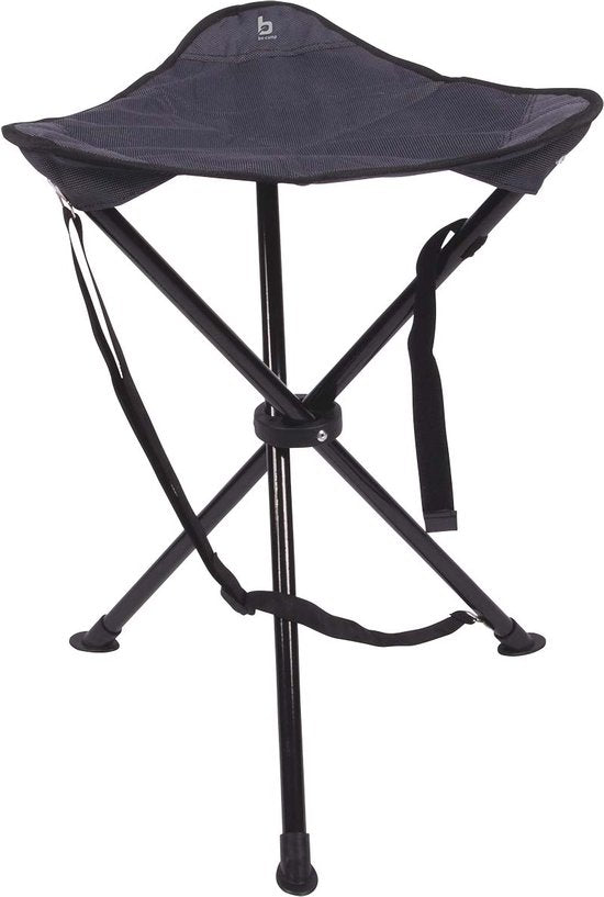Bo-Camp - Tabouret à 3 pieds - Deluxe - Anthracite - 55 cm