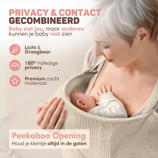 Vulpes Goods® BabyCare - Drap d'allaitement - Drap d'allaitement - Drap de protection - 100% OEKO- Tex, respirant - Drap d'allaitement hydrophile pour un allaitement confortable - Cadeau de naissance - Cadeau de maternité - Gaufré