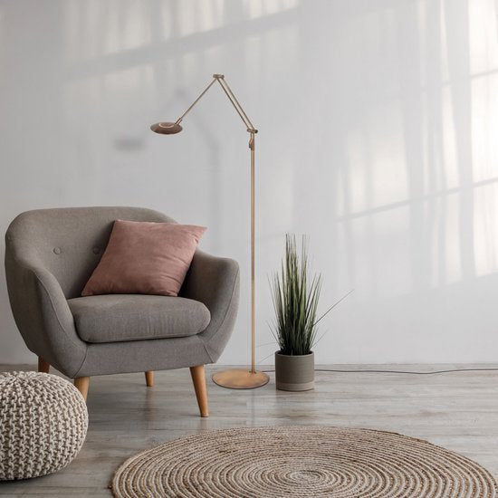 Steinhauer Exclusive - lampadaire - Zenith2 - bronze - plastique et métal - lampe design - LED - 4391BR