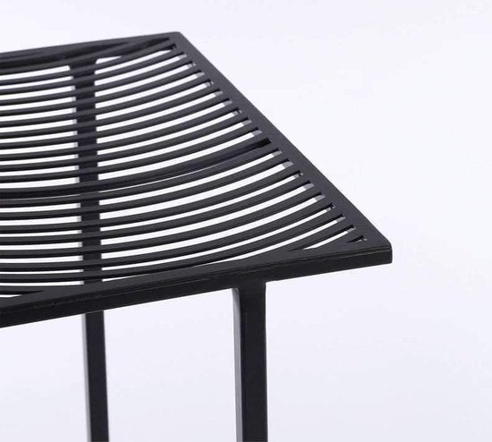 Mica Decorations - Table d'appoint Otilia - Lot de 2 - Noir