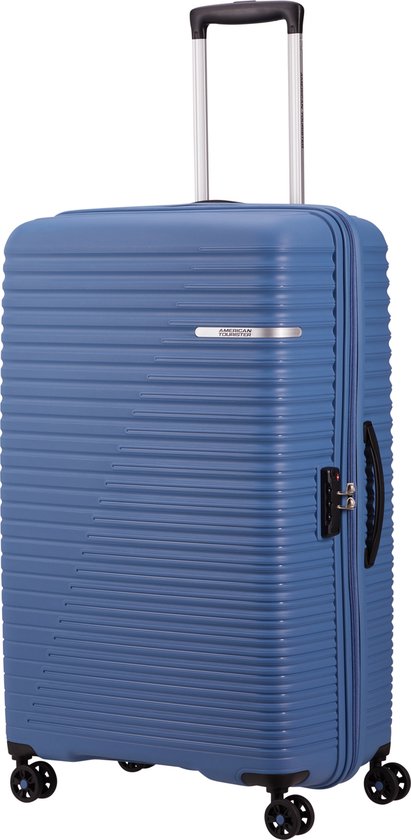 American Tourister Travel Suitcase - Liftoff Spinner L 79/29(4wheel) - Coronet Blue - 3.5kg