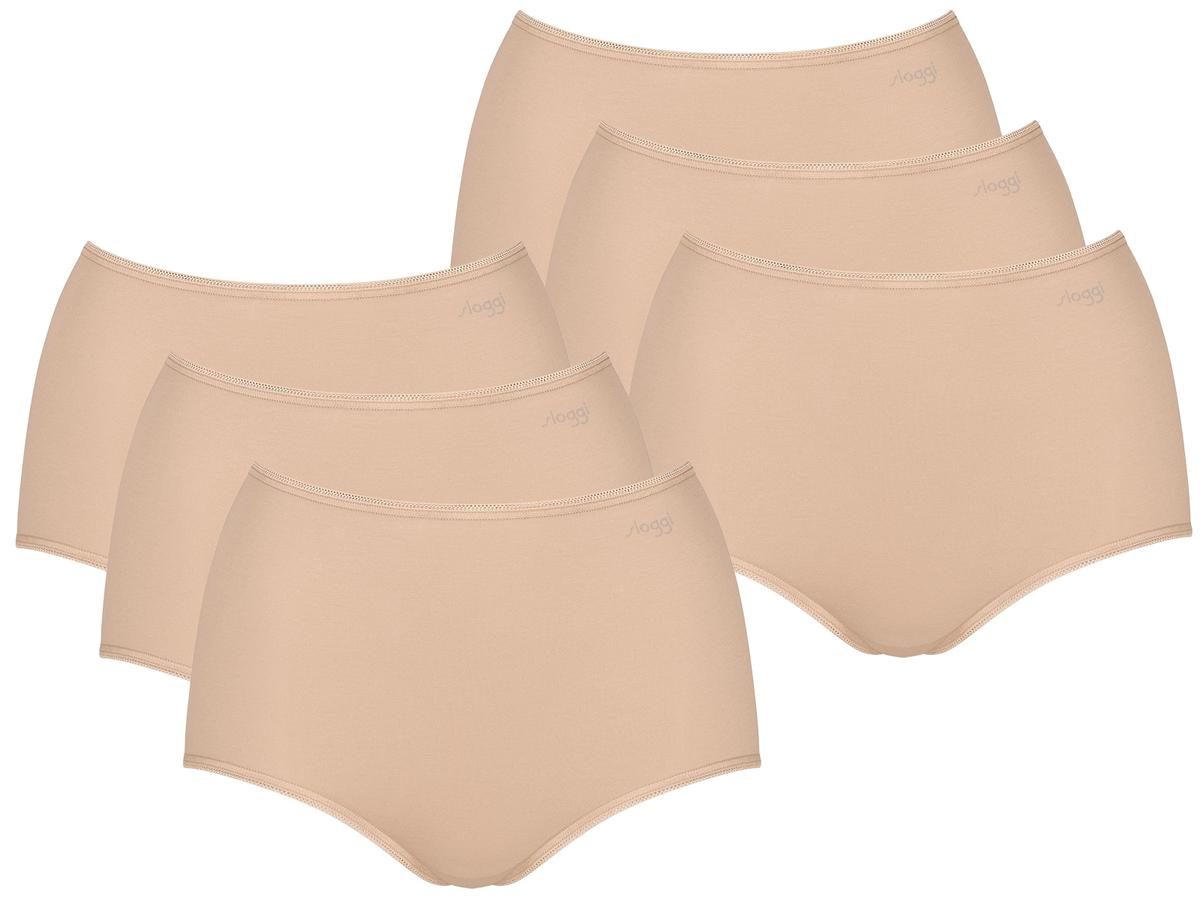 Slip Sloggi Pure Comfort H Maxi - lot de 3 - taille S - Skin