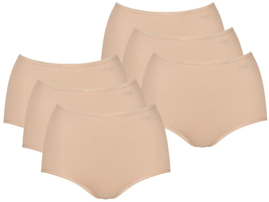 Slip Sloggi Pure Comfort H Maxi - lot de 3 - taille S - Skin