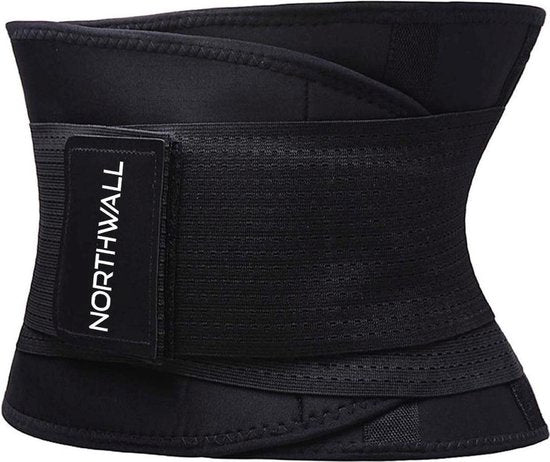 Northwall® Back Brace pour le bas du dos - Correcteur de dos pour un soulagement immédiat de la douleur, soutien du dos et confort - Correcteur de posture - Back Brace Noir XXL (Taille : 121 - 140 cm)