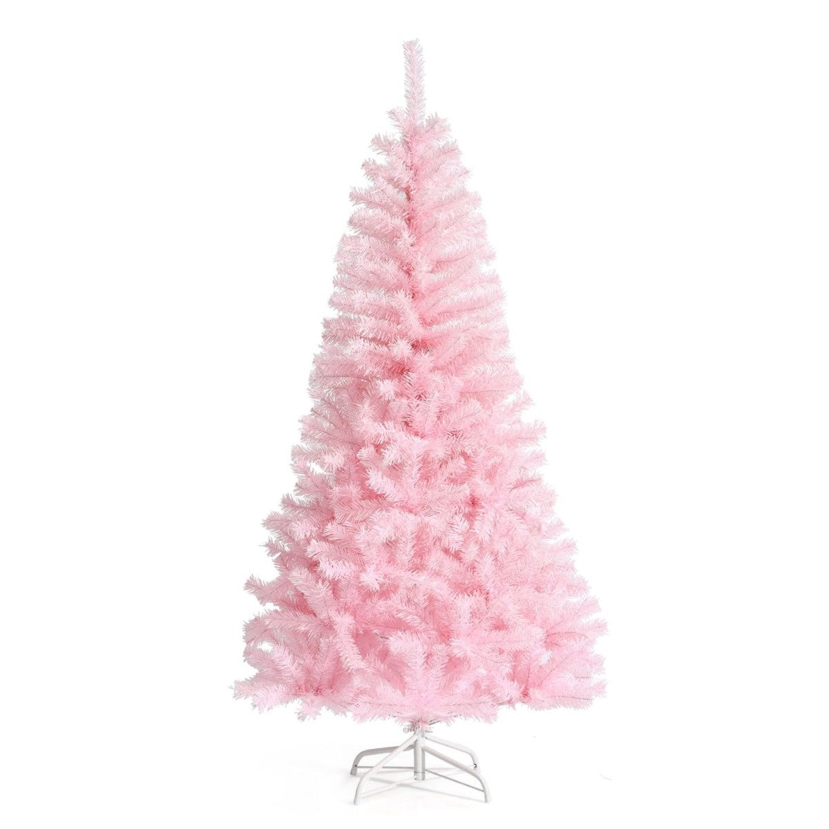 Coast 150 cm sapin de Noël rose avec paillettes colorées