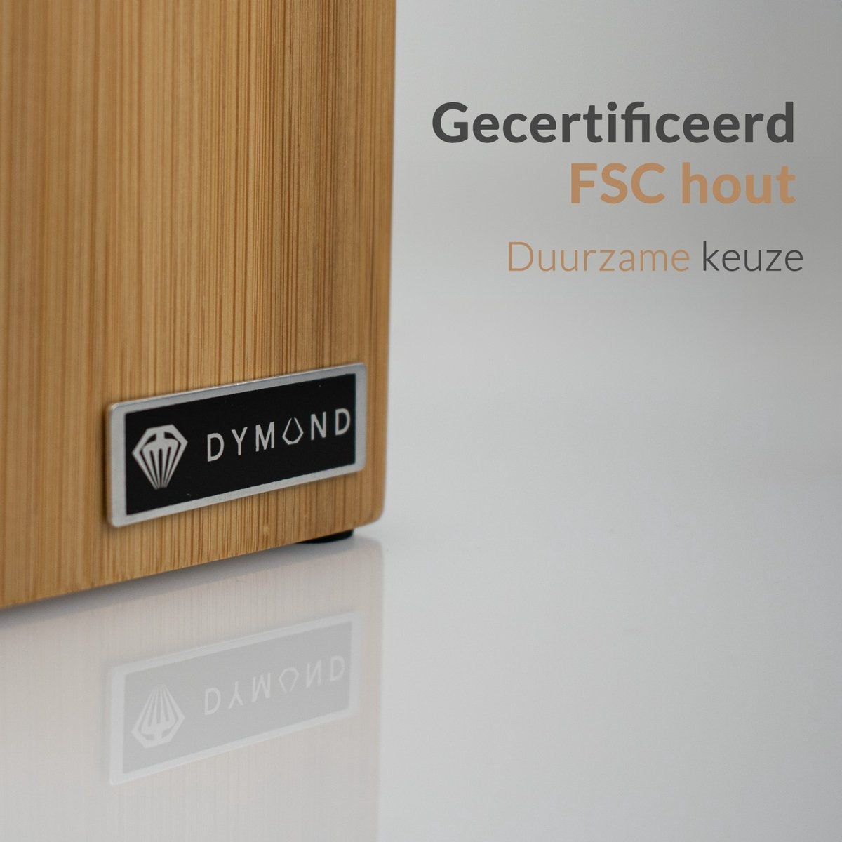 Bloc de couteaux Dymund - pour 15+ couteaux - Bois FSC durable - Universel - Bambou