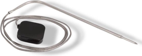 Velleman Thermomètre pour barbecue, sans fil, avec application EasyBBQ, longueur du câble 80 cm