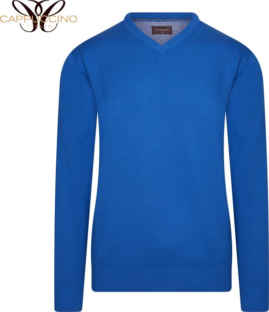 Cappuccino Italia - Pull homme Royal - Bleu - Taille XXL