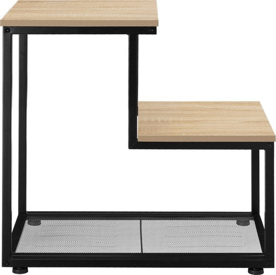 tectake -Table d'appoint Halifax - table basse - lumière industrielle - 404272