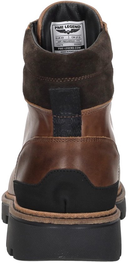 PME Legend Dragan Chaussures à lacets hautes - marron foncé - Taille 49