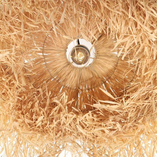 Anne Lighting - suspension - Grass - naturel - herbe - Ø 53 cm - E27 - 3819BE