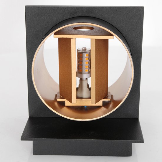 Steinhauer applique Muro - noir - métal - 3366ZW