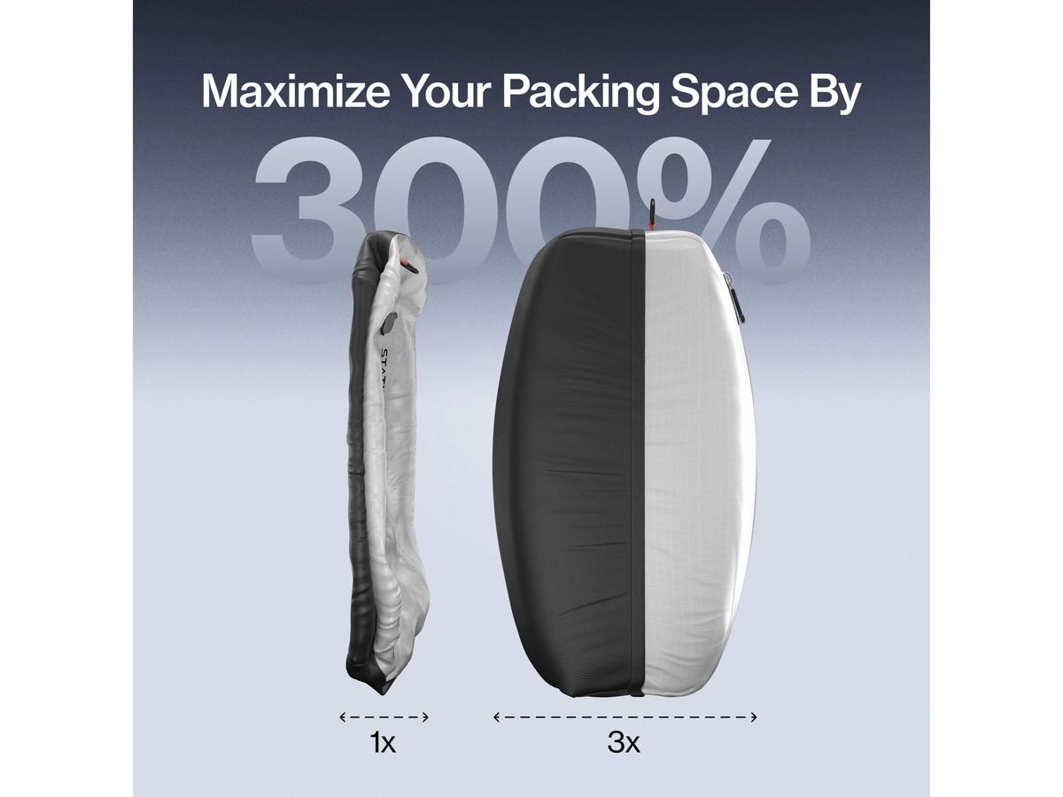Pompe à vide Statik NanoPack - 2 sacs sous vide inclus - Compacte et efficace - Noire