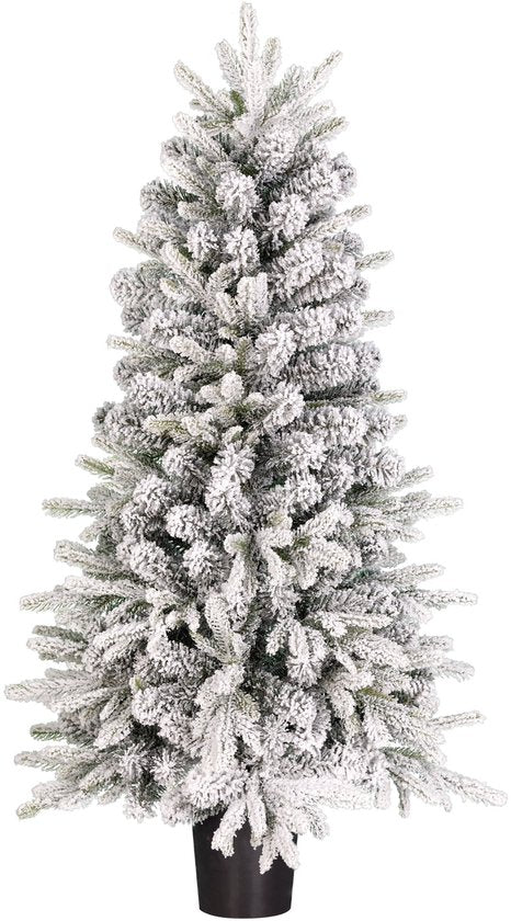 Black Box Trees Grimshaw : sapin de Noël artificiel en pot - H 120 x Ø 55 cm - Vert