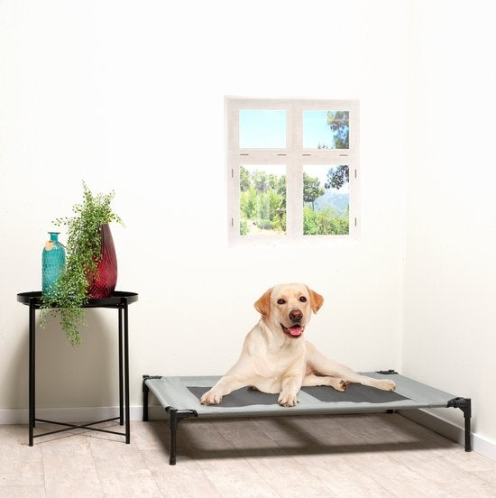 maxxpro Dog Bed on Legs - Good Ventilation - Incl. Carry Bag - Max. 55 KG - Grand