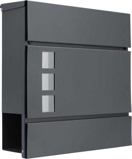 Boîte aux lettres design - Cadre de vue - Anthracite