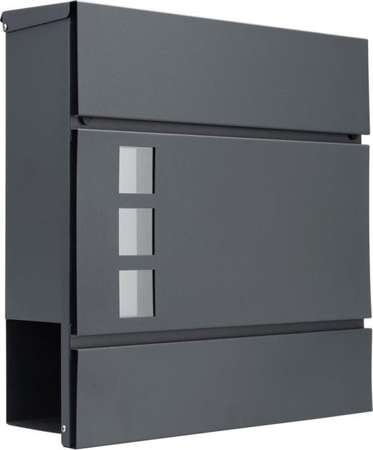 Boîte aux lettres design - Cadre de vue - Anthracite