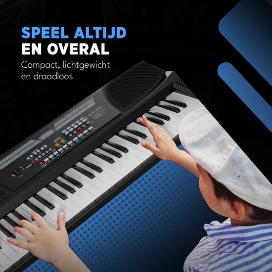 Finesse Keyboard Piano - 54 Touches - Stickers Piano - Electric Piano - Digital Piano - Child - Adults