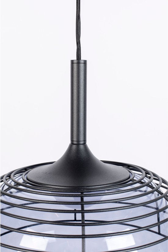 Zuiver Lampe suspendue Smokey - Noir - 35.50x35.50x180 cm
