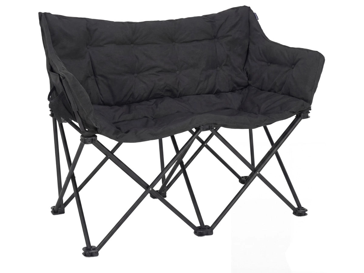 Banc de camping Trvlmore - 118 x 64 x 93 cm - 2 personnes - premium comfort - châssis en aluminium