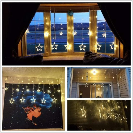 Giftmas Star Curtain - lumières de Noël - 2.5m