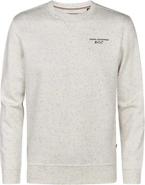 Petrol Industries - Pull pour homme Pagosa à imprimé logo - Blanc - Taille L