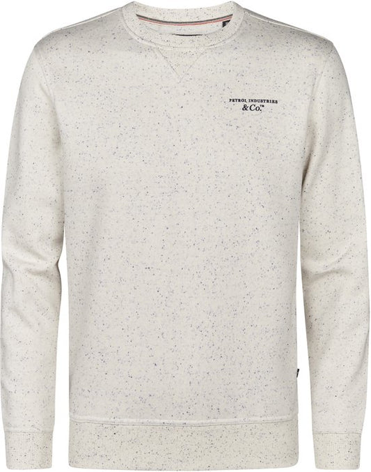 Petrol Industries - Pull pour homme Pagosa à imprimé logo - Blanc - Taille L