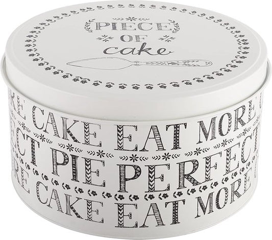 Boîte de rangement Creative Tops Stir It Up 25 X 14 cm Aluminium Blanc