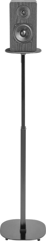 VDD Speaker Stand - Floor Stand - Universal Stand - Height Adjustable - Speaker Stand - Cable Management - Black