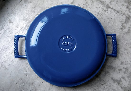 Cocotte en fonte - Saveur Selects - Ø30 cm - Sans PFAS - Compatible Induction, gaz, électrique, céramique - Bleu