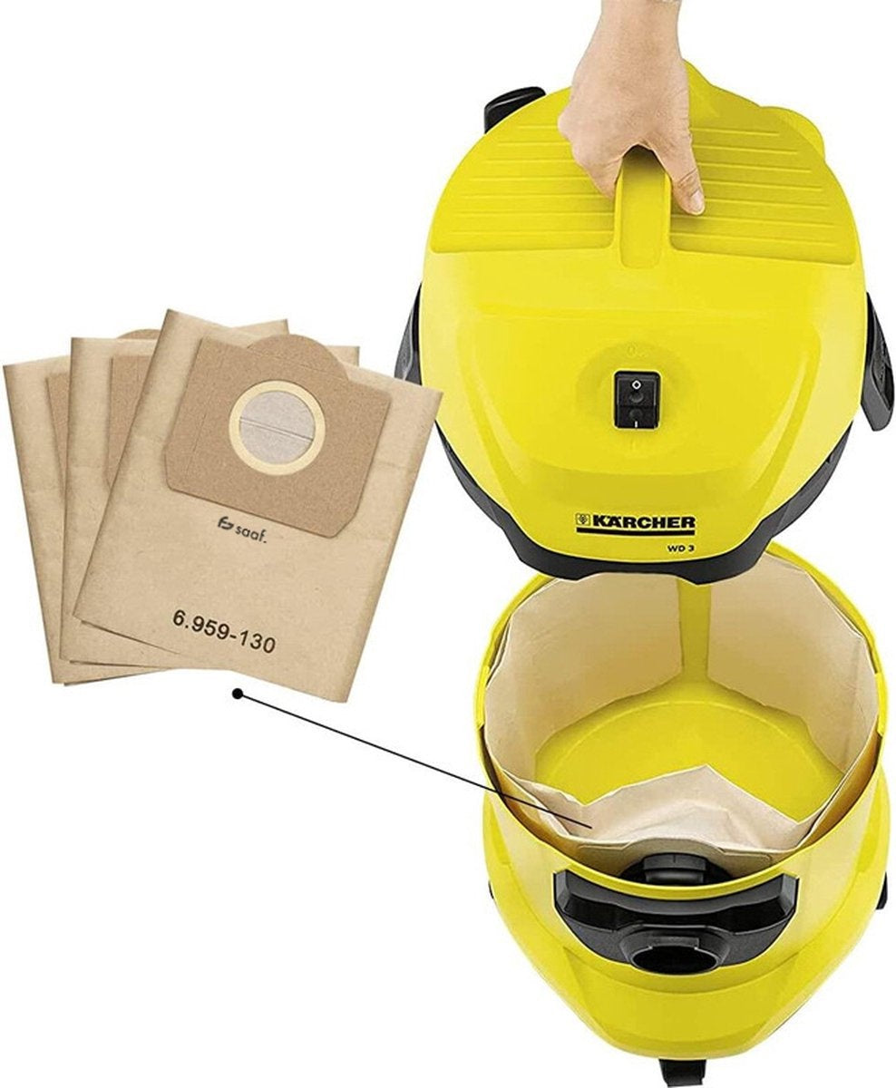 Sacs Hoover - Convient pour Kärcher - 6.959-130.0 - 5 pièces