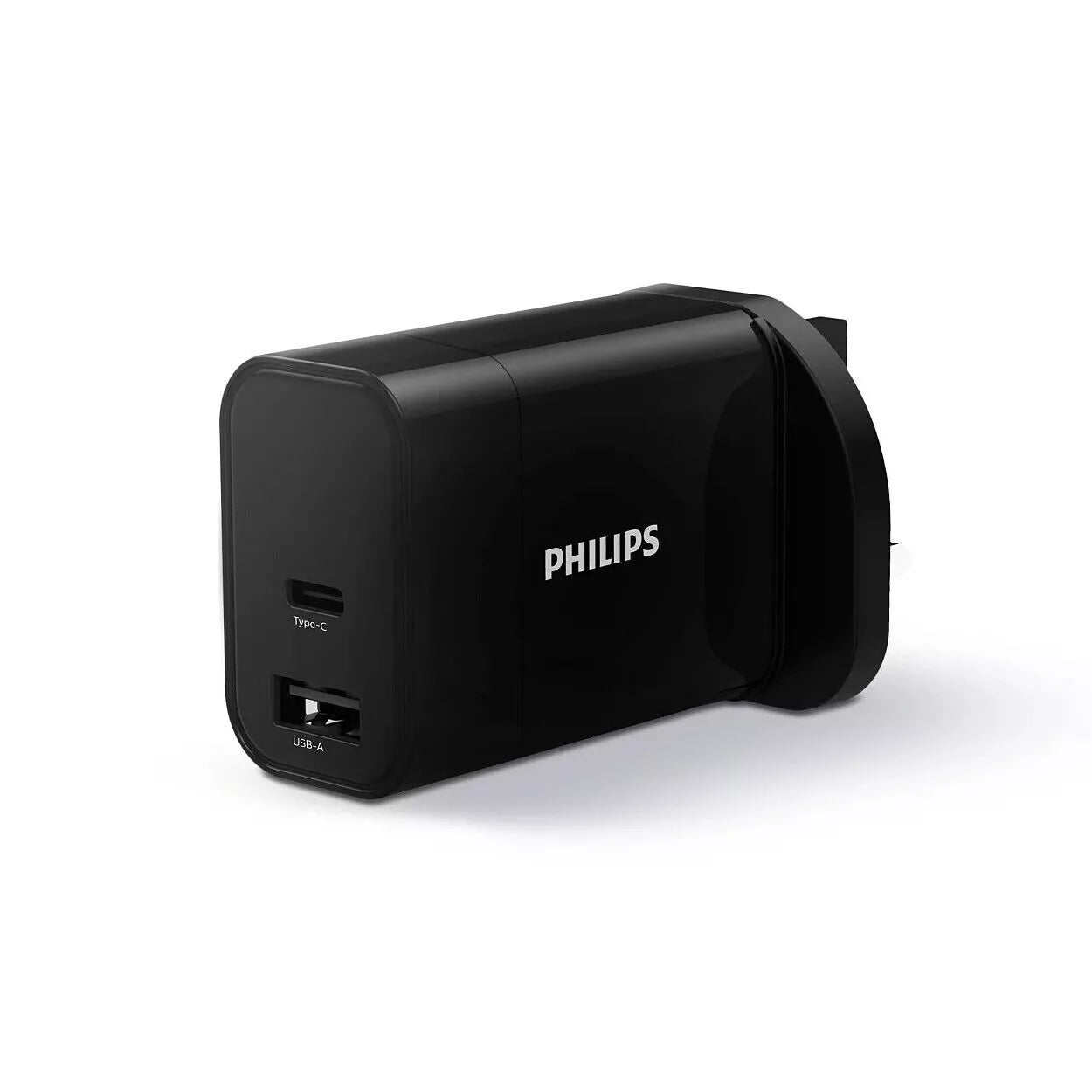 Prise 3 broches - Philips 30W - Chargeur - noir