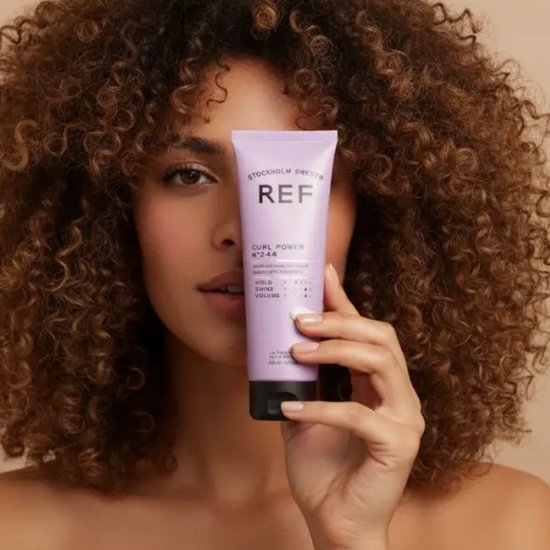 REF Stockholm - Curl Power - 125 ml - Crème pour boucles - Boucles - Coiffage des boucles - Produit pour boucles - Sans rinçage - NOUVEAU DESIGN !
