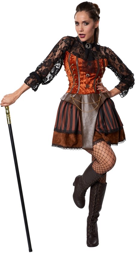 dressforfun - Steampunk comtesse XXL - costume de déguisement halloween costume de fête carnaval costume de fête - 302314