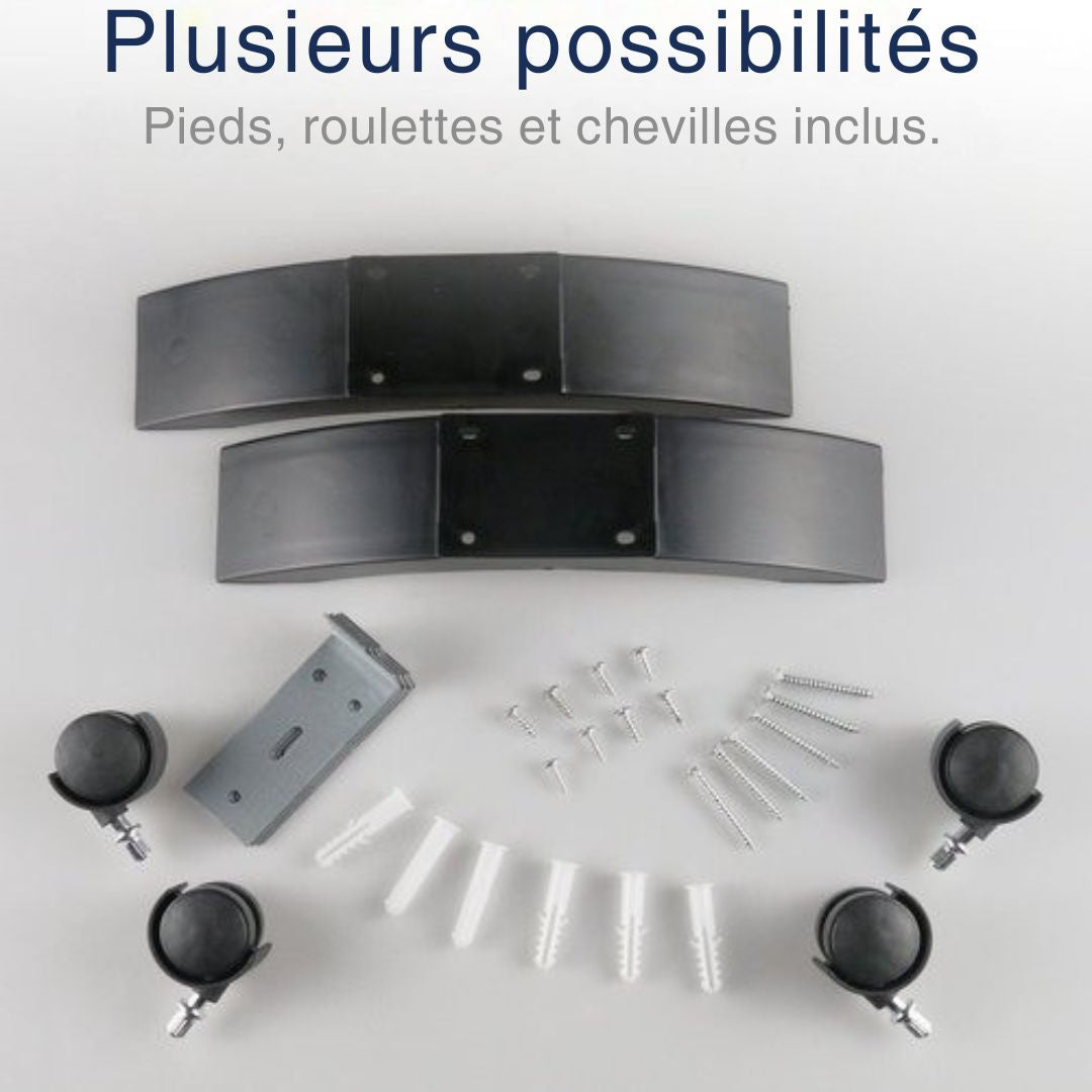 Chauffage électrique Gologi - Convecteur avec thermostat - Fonctionne par App et commandes tactiles - Jusqu'à 25m2 - 2000W Heater - Noir