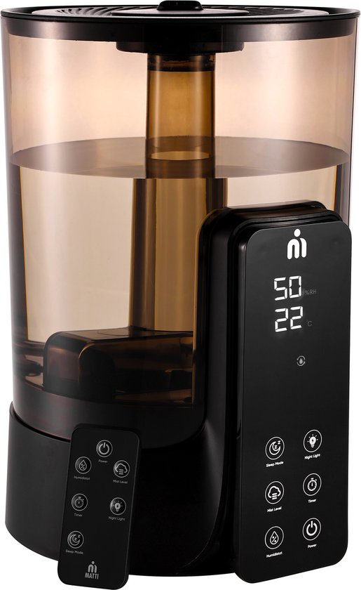 MATTI® - Humidificateur - Humidificateurs 6L - Humidificateur - Cool & Warm Mist - Ultrasonique