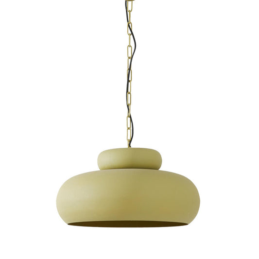 Light & Living NEIVA Lampe pendante - Vert olive - Métal - Modern Statement - E27
