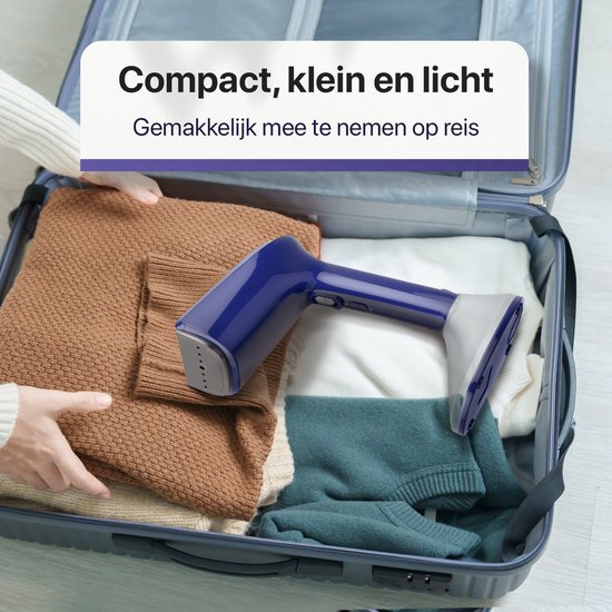 Défroisseur à linge - LUMAN G2 - Défroisseur à main pour vêtements et meubles - Défroisseur - 300ml - Bleu