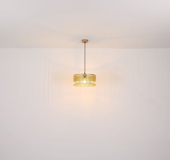 Globo - plafonnier - LEEDS - noir - verre - Ø 35 cm - E27 - 63080108