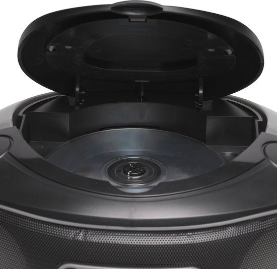 Denver Portable Radio CD Player Kids - Bluetooth - Light Effects - Boombox - AUX - FM - TCL212BT - Grey