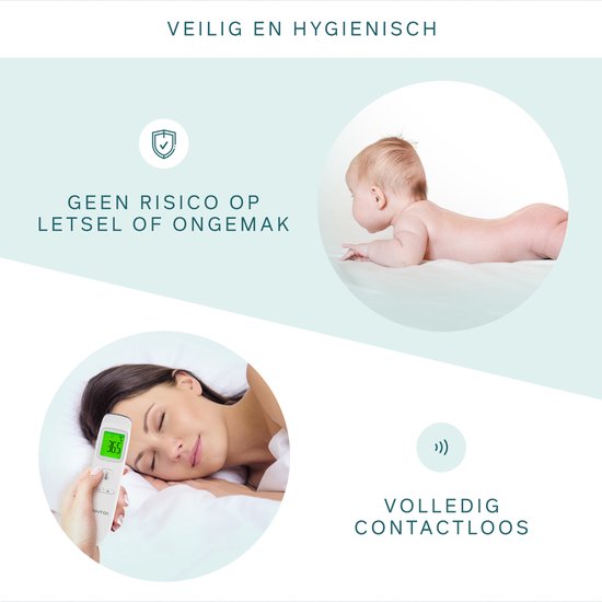 Bintoi® XE200 - Thermomètre - Jauge de température - Thermomètre de fièvre