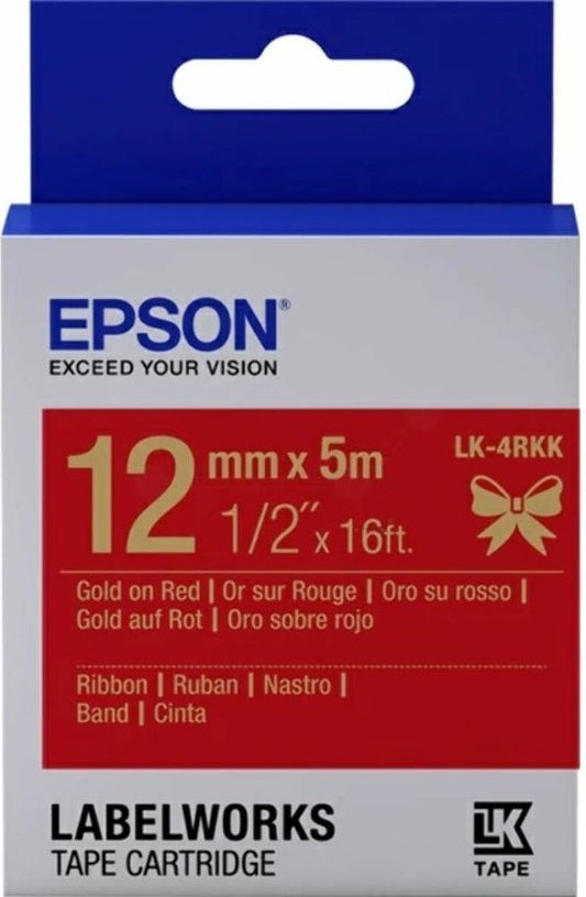 Cartouche d'encre originale Epson LK-4RKK Rouge