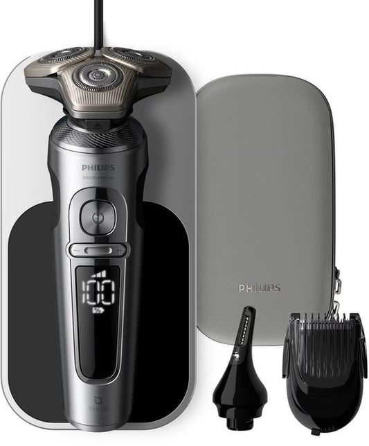 Philips Shaver S9000 Prestige SP9871/22 Rasoir électrique avec SkinIQ, pour rasage sur peau sèche ou humide