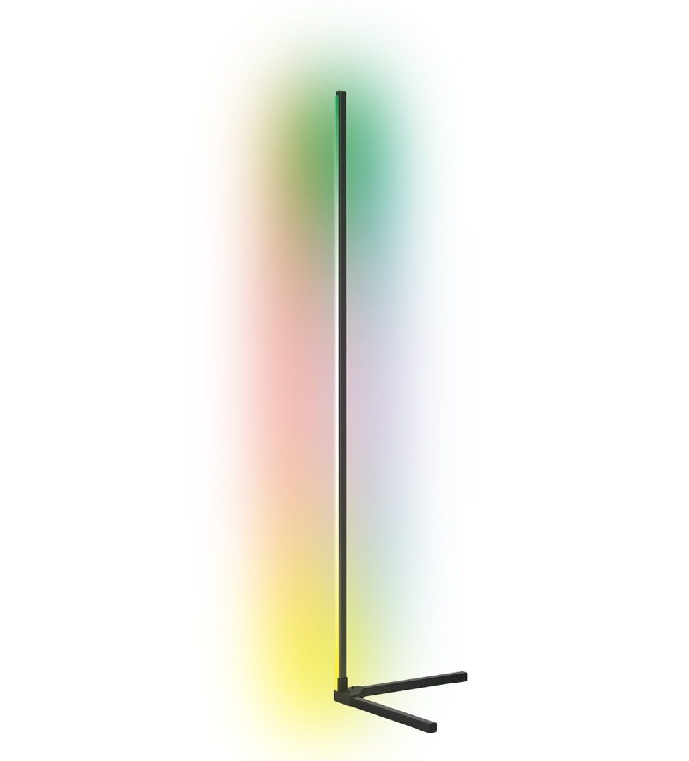 AYD Home Lampe d'angle RVB - Câble USB de 2 mètres - Bluetooth - 10+ modes - Noir