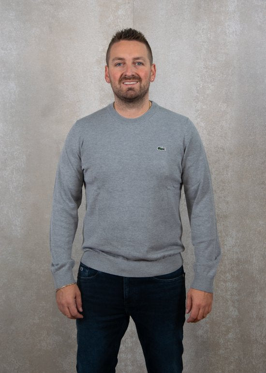 Pullover Lacoste Gris - Taille M - Hommes - Pullovers