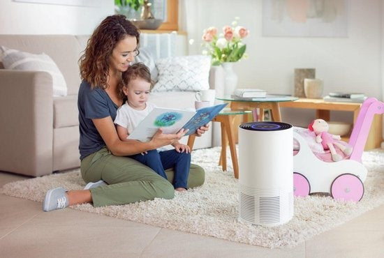 Purificateur d'Air Airfresh Clean 400 Soehnle, avec filtre HEPA, 145m3/h, Blanc