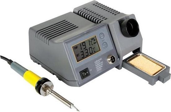 Velleman Station de soudage avec écran LCD et élément chauffant en céramique - 48 W - 150-450 °C